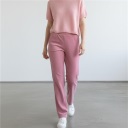 pantalone in velluto costina  modello jogger milly